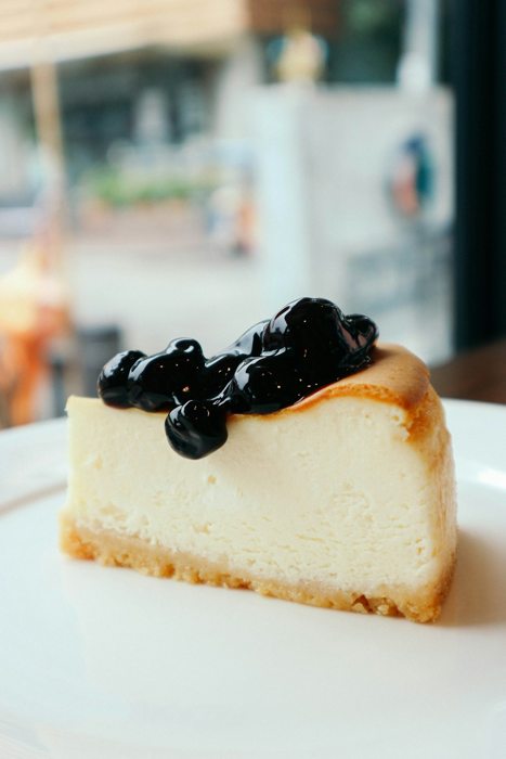 Cheesecake me fruta